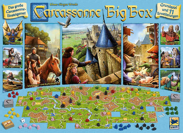 Carcassonne Big Box Board Game